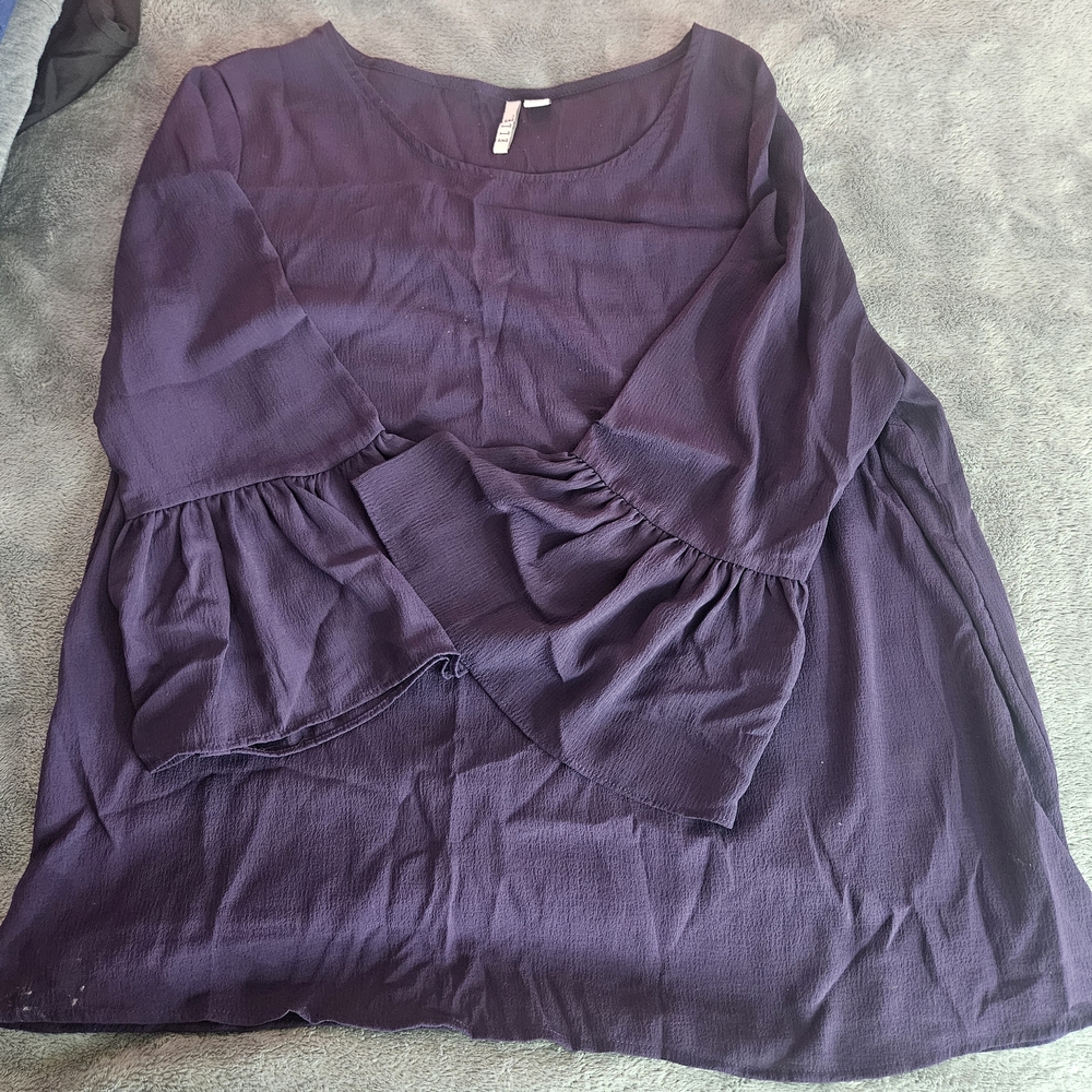 Elle Women's Deep Purple Blouse
